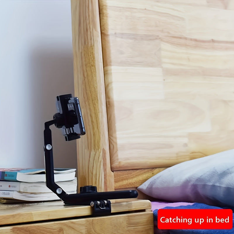 Suporte para smartphone com pala de sol rotativa de 360 graus para automóvel com calha deslizante ajustável, material ABS, compatível com o painel de instrumentos, suporte para telemóvel de ajuste universal com função -2T