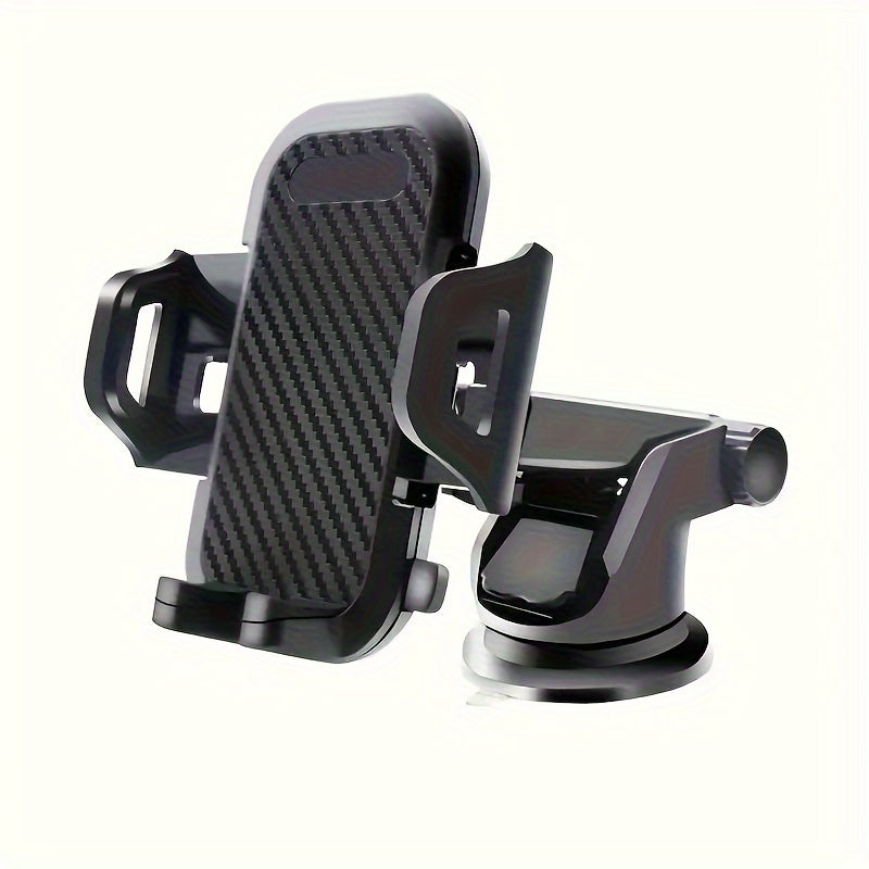 Suporte para telemóvel ajustável para automóvel com ventosa e braço telescópico - ABS durável, à prova de água, suporte para tablier, compatível com todos os smartphones, suporte para telemóvel para automóvel-2T