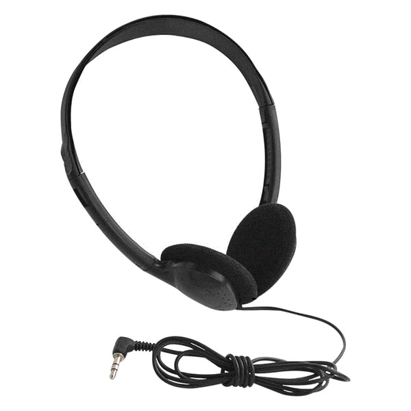 1 peça fone de ouvido universal de 3,5 mm com fio para computador sem microfone fone de ouvido para jogos com cancelamento de ruído esportivo MP3 fone de ouvido com fio estéreo-1A