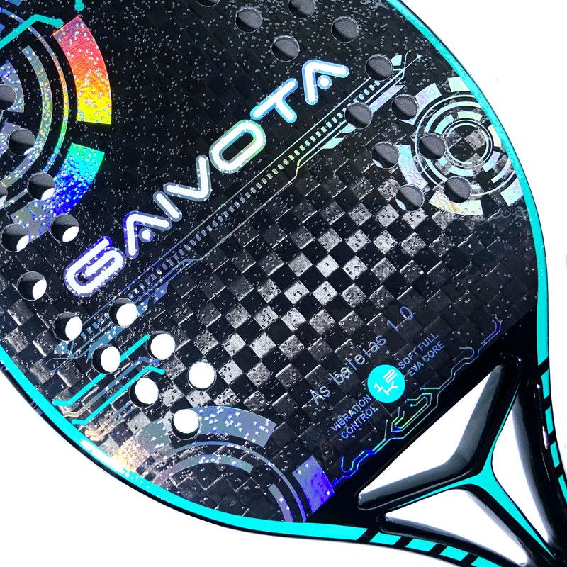 Raquete de tênis de praia GAIVOTA 12K superfície áspera + mochila-1A