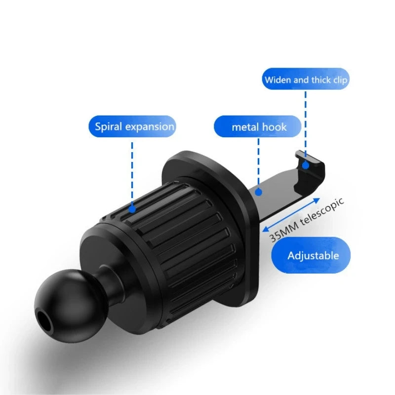 Suporte universal para ventilador de ar de carro Gancho de gravidade - 1A
