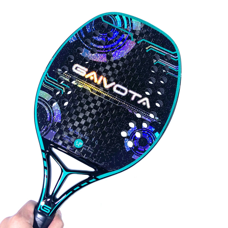Raquete de tênis de praia GAIVOTA 12K superfície áspera + mochila-1A