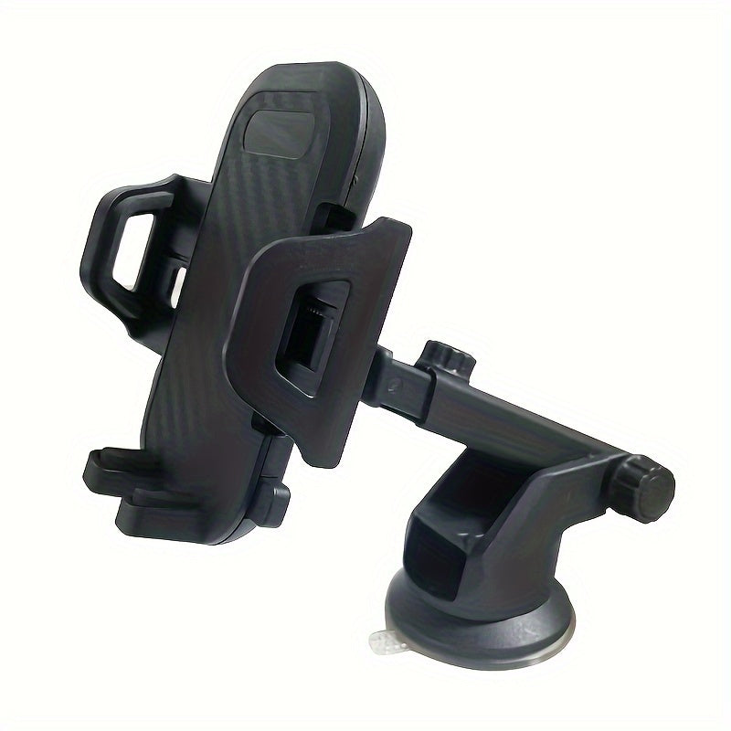 Suporte para telemóvel ajustável para automóvel com ventosa e braço telescópico - ABS durável, à prova de água, suporte para tablier, compatível com todos os smartphones, suporte para telemóvel para automóvel-2T